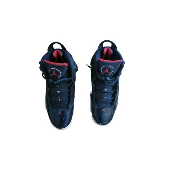 Nike 322992062 Air Jordan 6 Rings Mens Bred Black Red White US 11.5 EU 45.5 - Picture 1 of 8